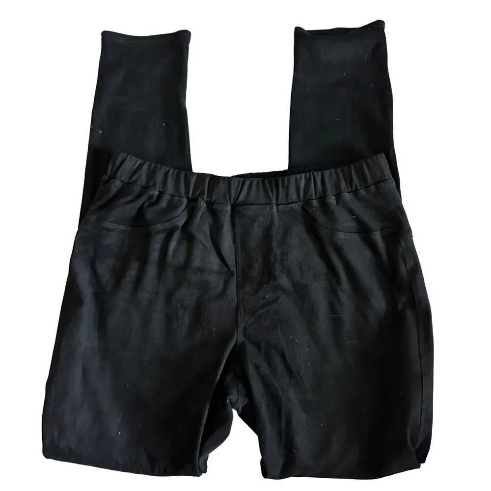 Chelsea & Theodore faux suede leggings - size s